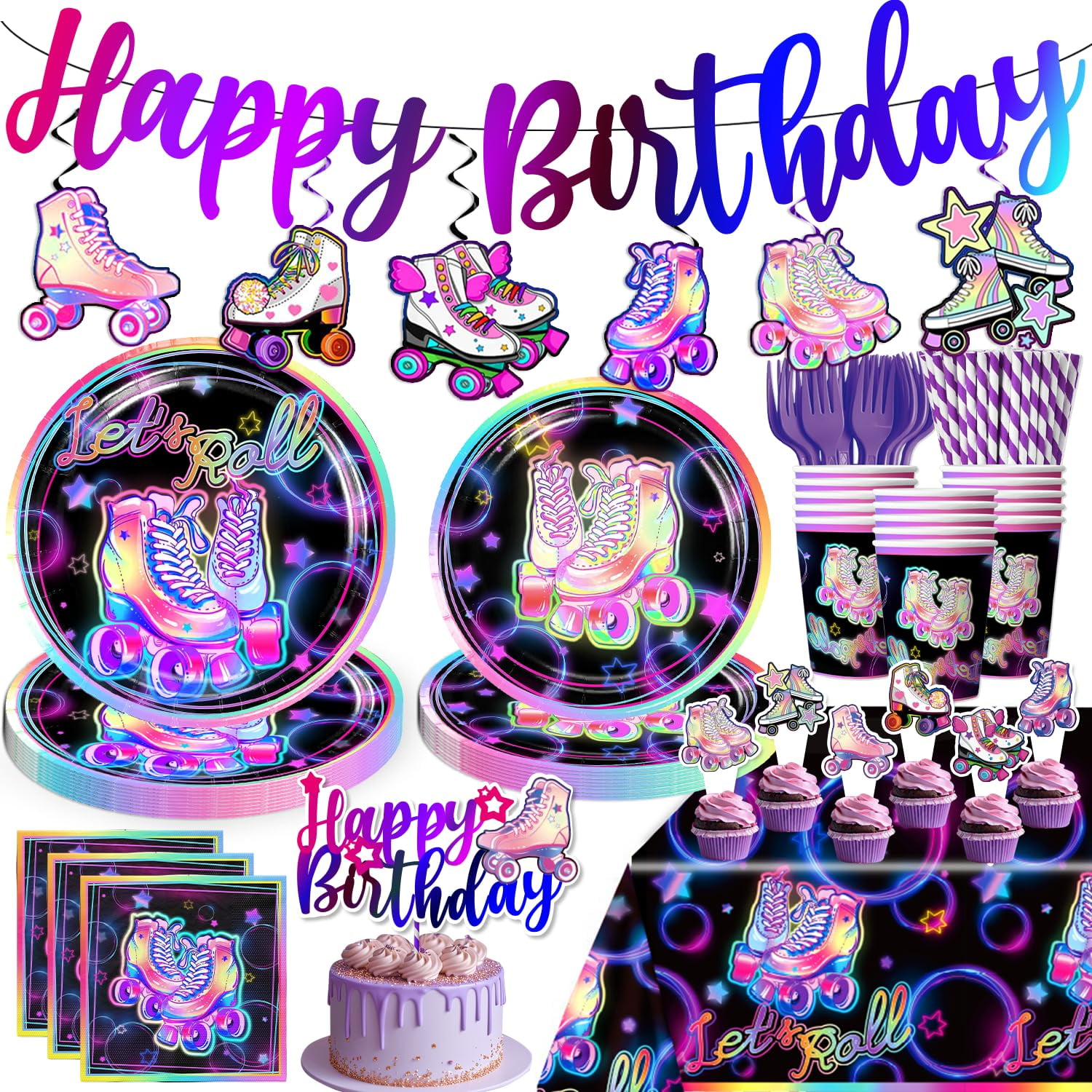 Roller Skating Party, image size:1500x1500