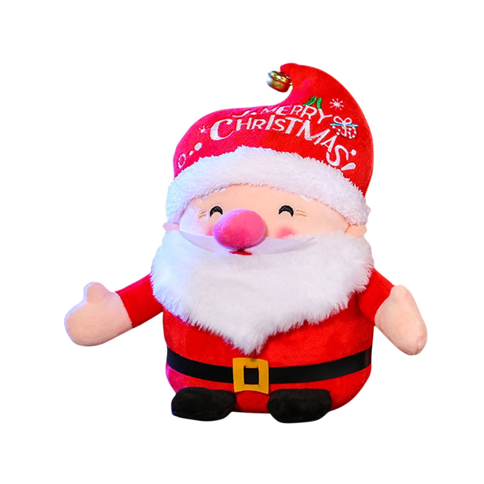 Yinguo Christma Baby Stuffed Animal Deer With Antlers And Red Scarf