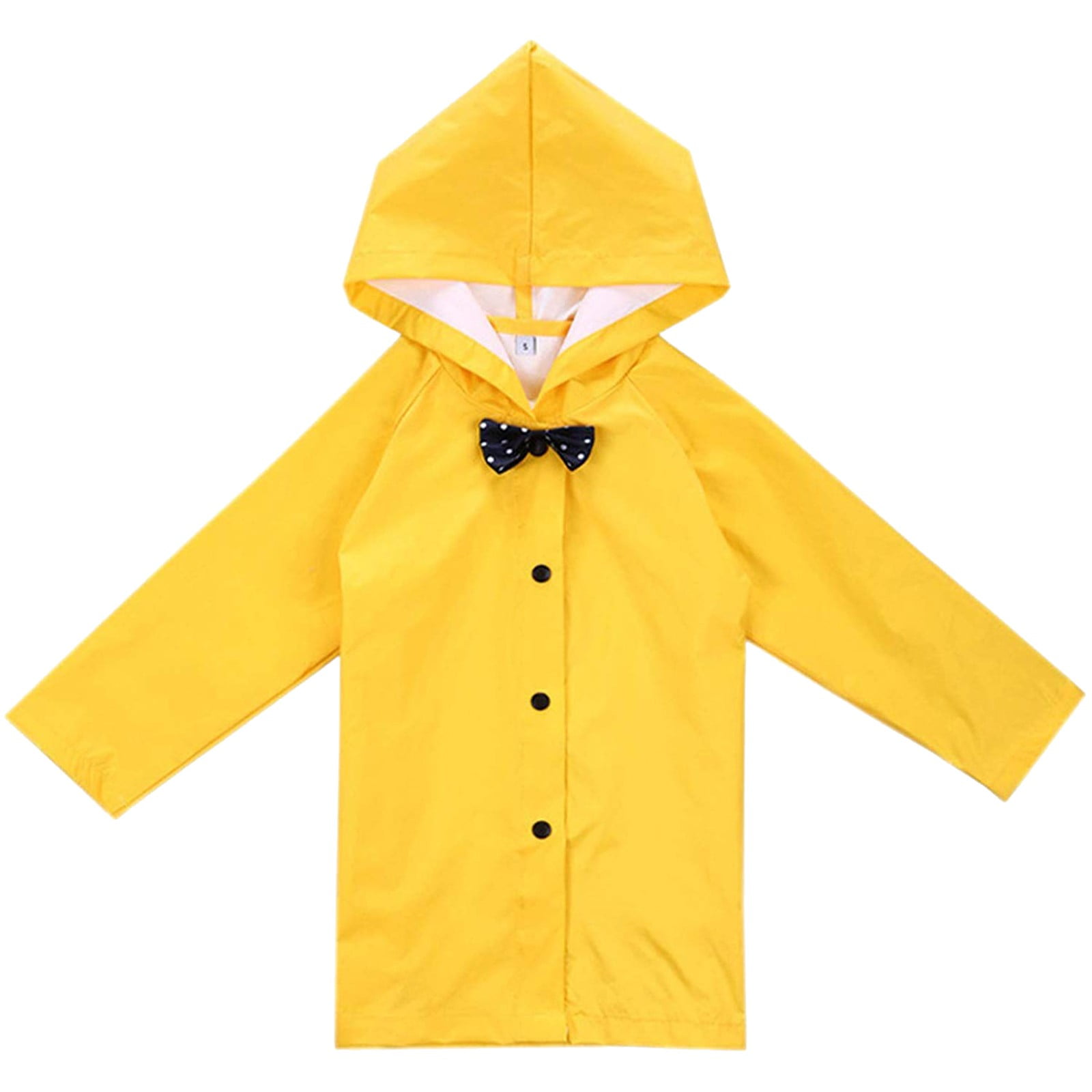yinguo-kids-hooded-button-down-long-jacket-bow-rainwear-lightweight