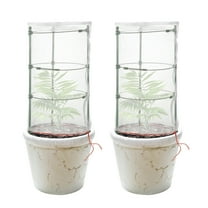 Yinkuu Plant Protection Cage Plastic Support for Climbing Vines with insect-Proof Mesh