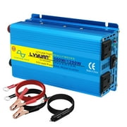 Yinleader Pure Sine Wave Inverter 500 Watts 12V to 110V DC to AC with Dual AC Sockets and Dual USB