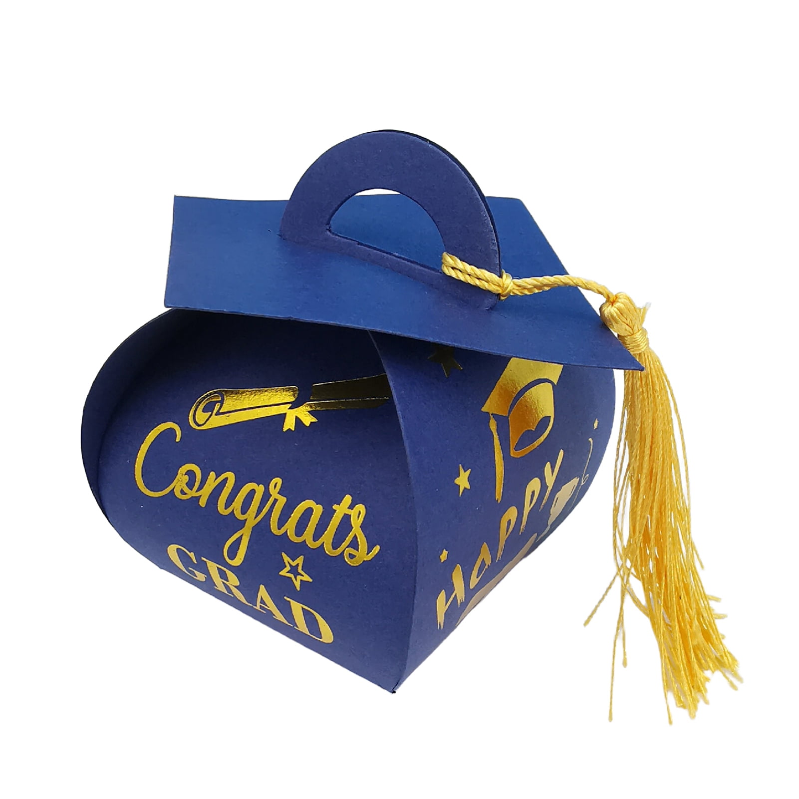 Yinreli Graduation Candy Box 50 Pcs Graduation Gift Box with Tassel ...