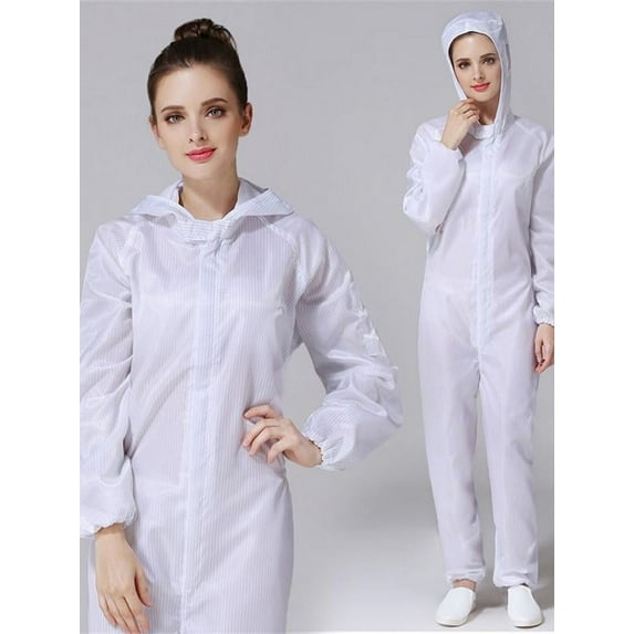 Yinrunx Reusable Coverall Suit Protective Clothing Full Body Protective, Chemical Protection, Automotive Cleaning, Mining, Spray Printing Clothes Dust-proof And Anti-static Clothes