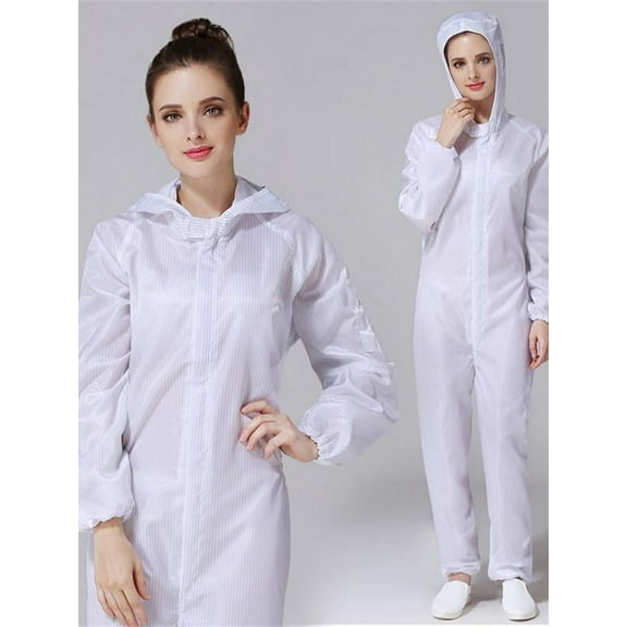 Yinrunx Reusable Coverall Suit Protective Clothing Full Body Protective, Chemical Protection, Automotive Cleaning, Mining, Spray Printing Clothes Dust-proof And Anti-static Clothes