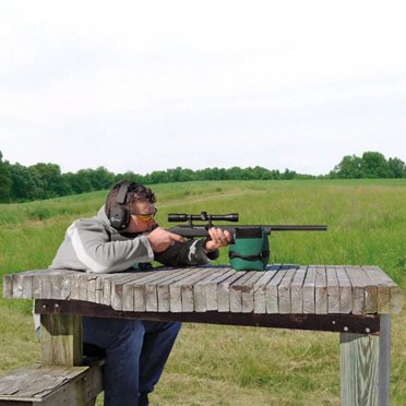 Portable Shooting Range Sand Bag Set Front & Rear Rifle Gun Bench Rest ...