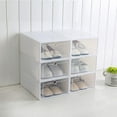 thumbnail image 1 of Yinrunx Shoe Storage Shoe Storage Cabinet Shoe Storage Organizer Shoe Boxes Clear Plastic Stackable Plastic Storage Bins With Drawers Closet Shoe Organizer Clear Shoe Boxes With Lids Stackable, 1 of 9