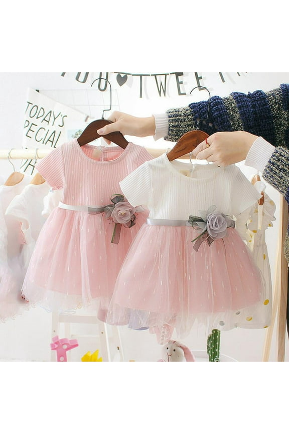 Toddler Dresses Toddler Dress Toddler Dress Up Clothes Girls Baby Girl Dresses Baby Dress Little Girl Dresses Children Dresses Dress For Girls Summer Dresses Party Clothes 0-3Y Baby Dress