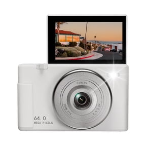 Yintiny 2K Digital Camera 16X Digital Zoom Compact Point and Shoot Camera Portable Camera White