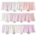 thumbnail image 1 of Yintry Kids Boxers Girl Eversoft Underwear,12 Pack,Sizes 2-12, 1 of 6