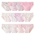 thumbnail image 1 of Yintry Toddler Girl SuperSoft Cotton Brief Unferwear,12 pack, Size 2-14, 1 of 6