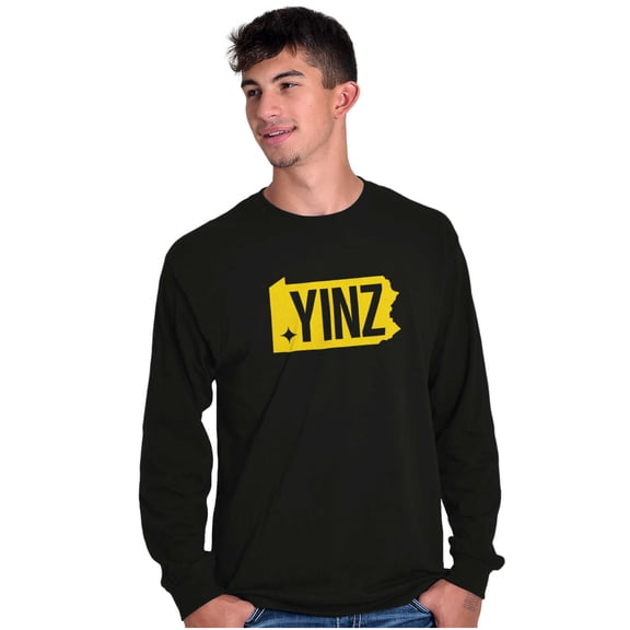 Yinz Philadelphia Pittsburgh PA Long Sleeve TShirt Men Women Brisco Brands X