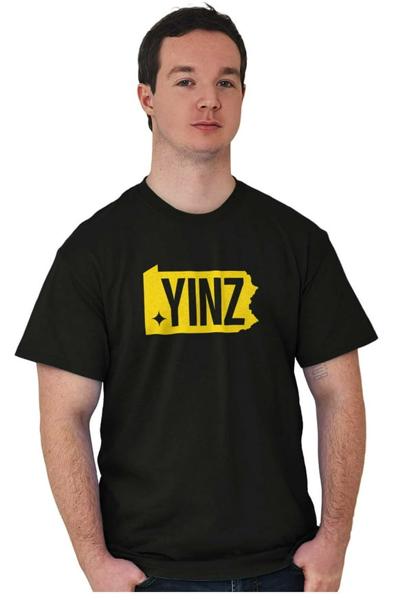 Yinz Philadelphia Pittsburgh PA Men's Graphic T Shirt Tees Brisco Brands M