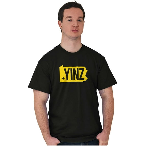 Yinz Philadelphia Pittsburgh PA Plus Size Crewneck Graphic Tee Shirt Brisco Brands 5X