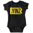 thumbnail image 1 of Yinz Philadelphia Pittsburgh PA Romper Boys or Girls Infant Baby Brisco Brands NB, 1 of 6
