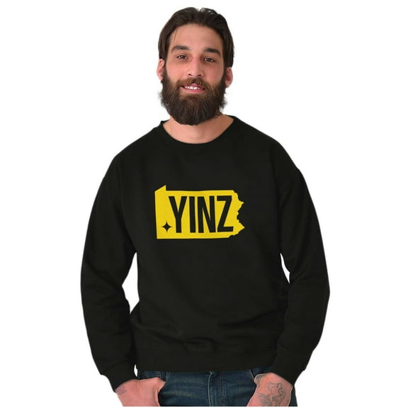 Yinz Philadelphia Pittsburgh PA Sweatshirt for Men or Women Brisco Brands M