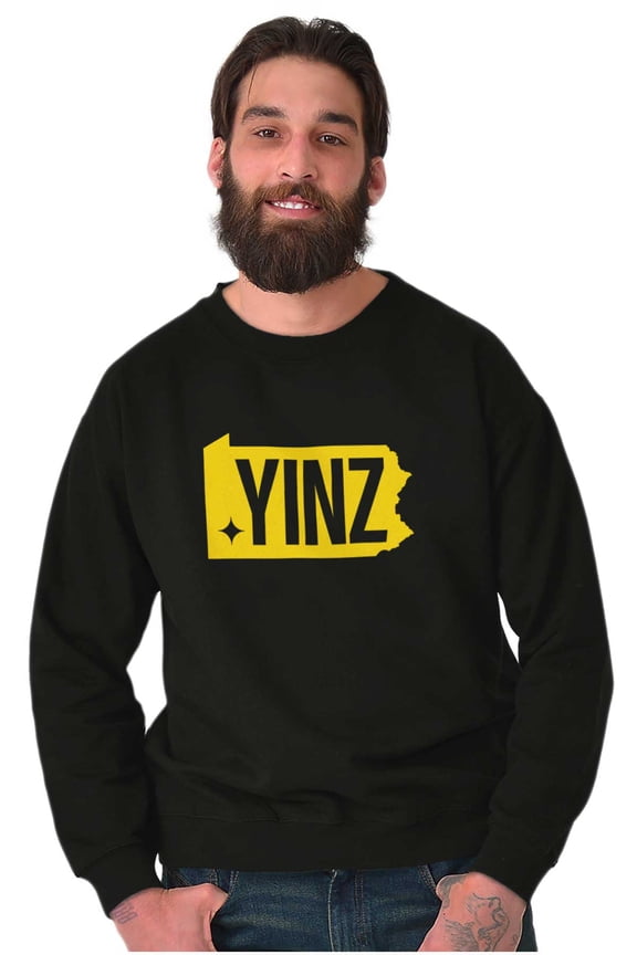 Yinz Philadelphia Pittsburgh PA Sweatshirt for Men or Women Brisco Brands M