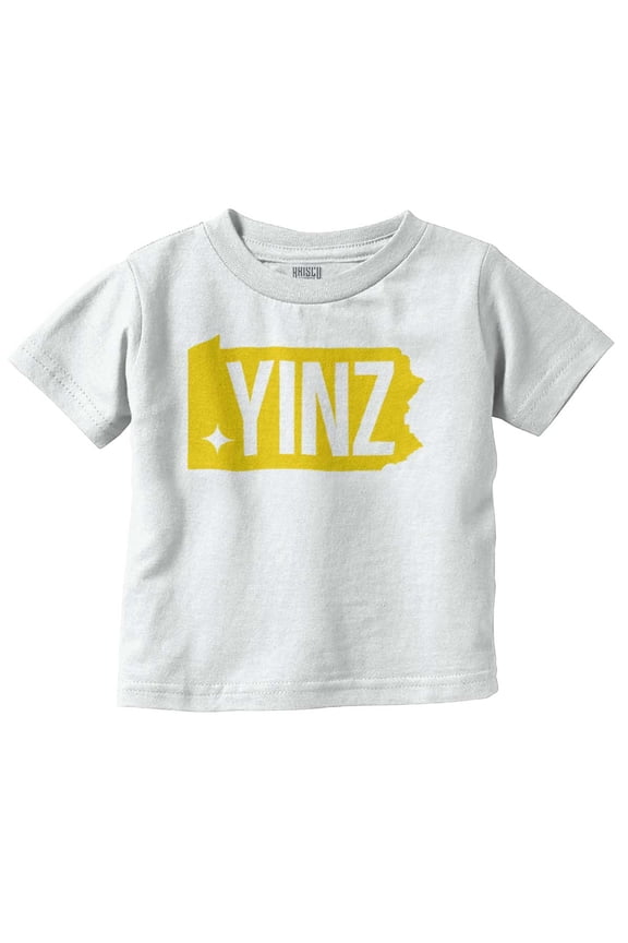 Yinz Philadelphia Pittsburgh PA Toddler Boy Girl T Shirt Infant Toddler Brisco Brands 2T
