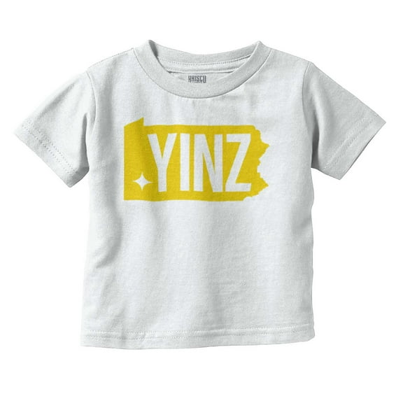 Yinz Philadelphia Pittsburgh PA Toddler Boy Girl T Shirt Infant Toddler Brisco Brands 3T