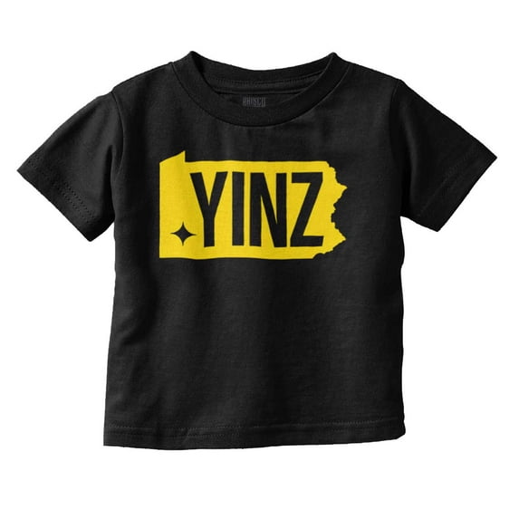 Yinz Philadelphia Pittsburgh PA Toddler Boy Girl T Shirt Infant Toddler Brisco Brands 6M