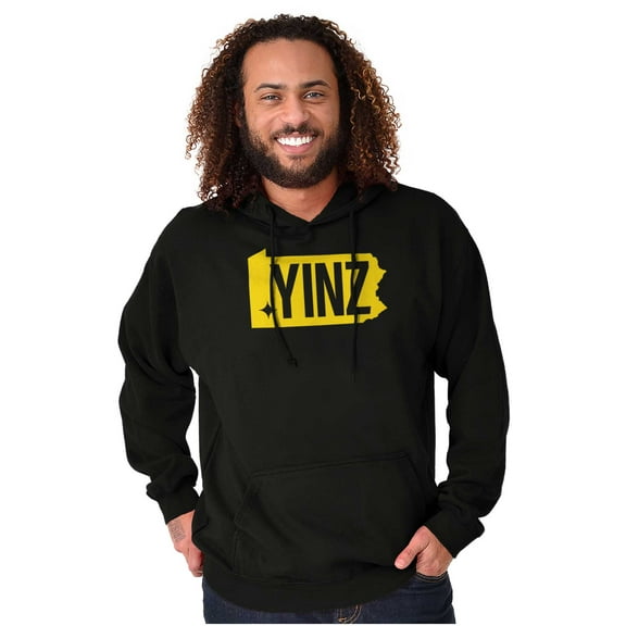 Yinz Philadelphia Pittsburgh PA Unisex Plus Fleece Graphic Hoodie Brisco Brands 3X