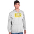 thumbnail image 1 of Yinz Philadelphia Pittsburgh PA Unisex Fleece Graphic Zip Up Hoodie Brisco Brands 2X, 1 of 5