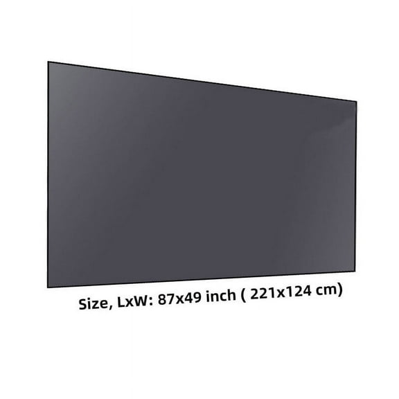 Yinzam 100inch Laser UST Projector Fresnel Screen for Day Light Using, 85% Ambient Light Rejecting (ALR) Fresnel Projector Screen for Ultra Short Lens Projector