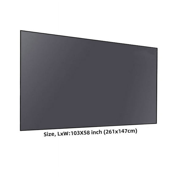 Yinzam 120inch Laser UST Projector Fresnel Screen for Day Light Using, 85% Ambient Light Rejecting (ALR) Fresnel Projector Screen for Ultra Short Lens Projector