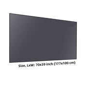 Yinzam 80inch Laser UST Projector Fresnel Screen for Day Light Using, 85% Ambient Light Rejecting