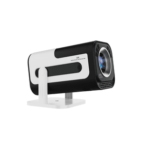 Yinzam Short Throw Ratio Video Android 13 Projector with Short Throw Ratio 2GB RAM, 16GB ROM, Dual WiFi 6 LCD Projector