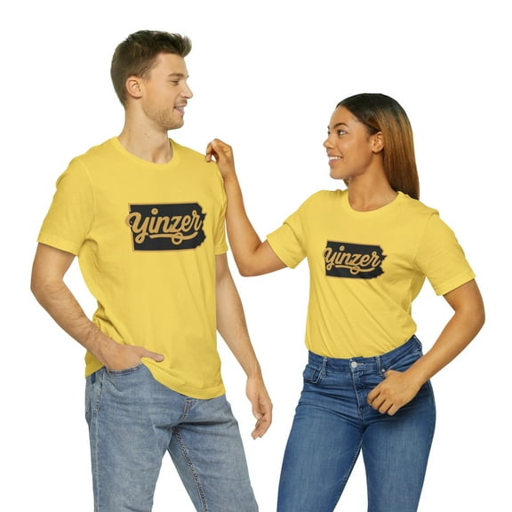Yinzer State of Mind Unisex T-shirt: Bella Canvas 3001 Pennsylvania Proud
