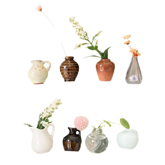 Yiokii 1 Set Small Ceramic Vase Refrigerator Stiers