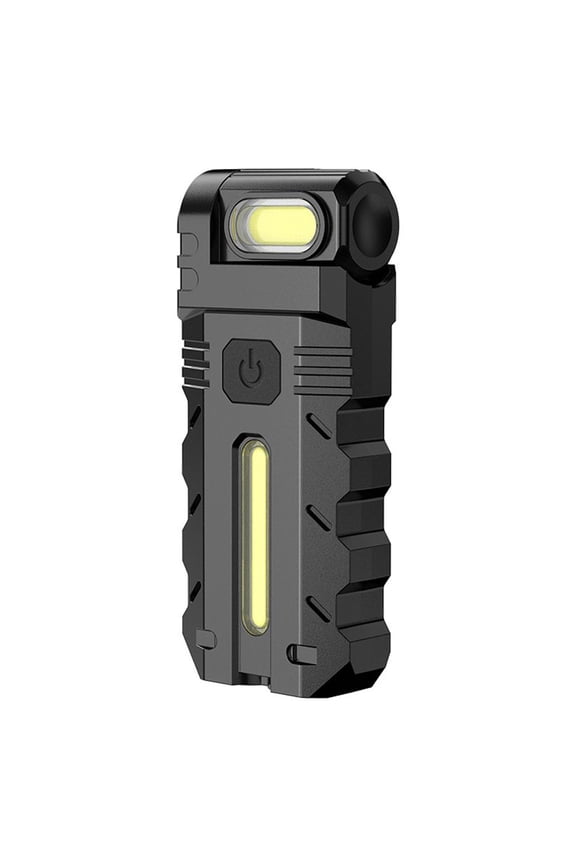 Yiokii Clip On Flashlight,High Lumens Hat Clip Flashlights with Magnetic Base,Rechargeable Mini Poc EDC Keychain Flashlight,Compact