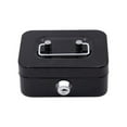 thumbnail image 1 of Yiokii Money Bank CASH Deposit BOX Stl Tin Security Safe Petty Key Loable Metal HOT, 1 of 1