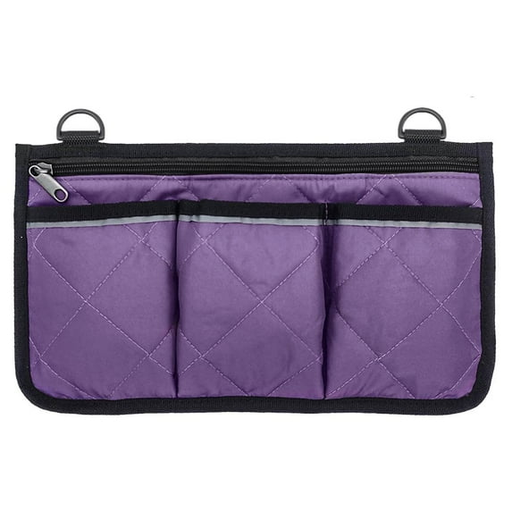 Yiokii Wheelchair Bags Armrest Side Organizer Portable Pockets Strips Waterproof Reflective O4B5 Multifunctional Storage Supplie