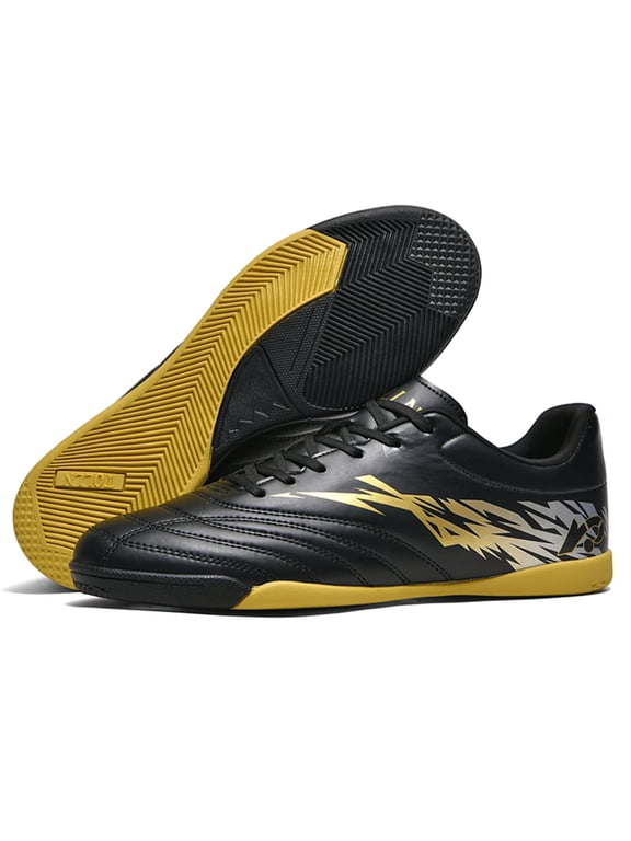 Soccer Cleats for Men Adult Younth Lightweight Football Shoes with Ankle Support, Breathable Outdoor Turf Cleats for Training and Matches, Long Studs and Short Studs