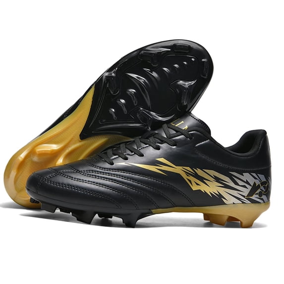 Yiomxhi Soccer Cleats for Men Adult Younth Lightweight Football Shoes with Ankle Support, Breathable Outdoor Turf Cleats for Training and Matches, Long Studs and Short Studs