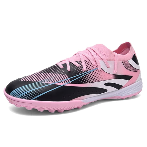 Yiomxhi Soccer Cleats for Men Younth Adult Lightweight Football Shoes with Ankle Support, Breathable Outdoor Turf Cleats for Training and Matches, Long Studs and Short Studs