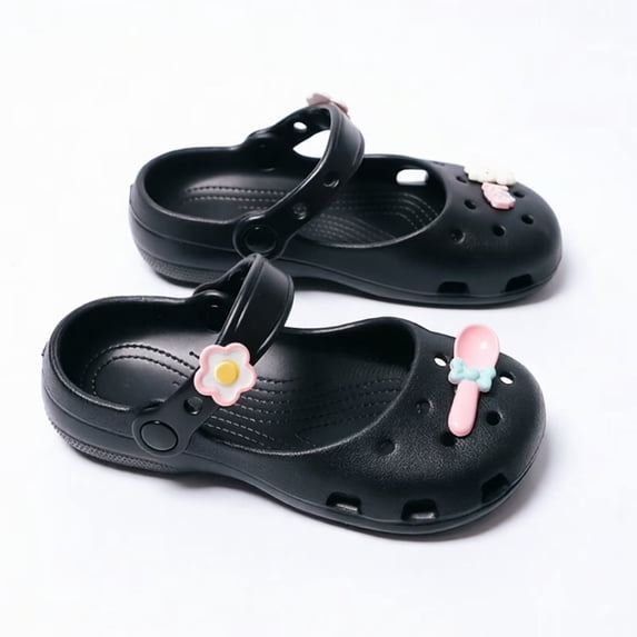 Yiomxhi Toddler Kids Clogs Garden Shoes for Girls, Children Slip On Slides Sandals Indoor Outdoor, Kid Beach Pool Water Shoes with Non-Slip Sole