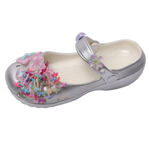 Yiomxhi Toddler Kids Clogs Garden Shoes for Girls, Children Slip On Slides Sandals Indoor Outdoor, Kid Beach Pool Water Shoes with Non-Slip Sole