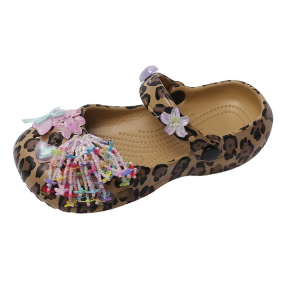 Yiomxhi Toddler Kids Clogs Garden Shoes for Girls, Children Slip On Slides Sandals Indoor Outdoor, Kid Beach Pool Water Shoes with Non-Slip Sole