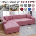 thumbnail image 1 of Yipa 1-4 Seat Sofa Cover Color Stretch Slipcover All-inclusive Elastic Couch Cover Sofa Covers for Dining Room Circular 2 Seater:145-185cm(57.09-72.83 inch), 1 of 9