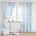 thumbnail image 1 of Yipa 2Pc Luxury Blackout Drapes Marble Living Room Energy Efficient Thermal Insulated Grommet Panels Bedroom Window Curtain Marble-1 W:30" x H:65" *2 Panels, 1 of 1