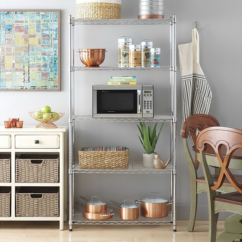 Yipa Plastic Coated Shelf Unit Stable Organizer Furniture Portable