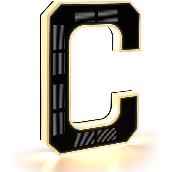 Yippzo 9" Solar Powered House Numbers for Outside Light Up, Large Exterior Illuminated Number Plate for Door, Home, Apartment, Mailbox
