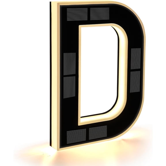 Yippzo 9" Solar Powered House Numbers for Outside Light Up, Large Exterior Illuminated Number Plate for Door, Home, Apartment, Mailbox