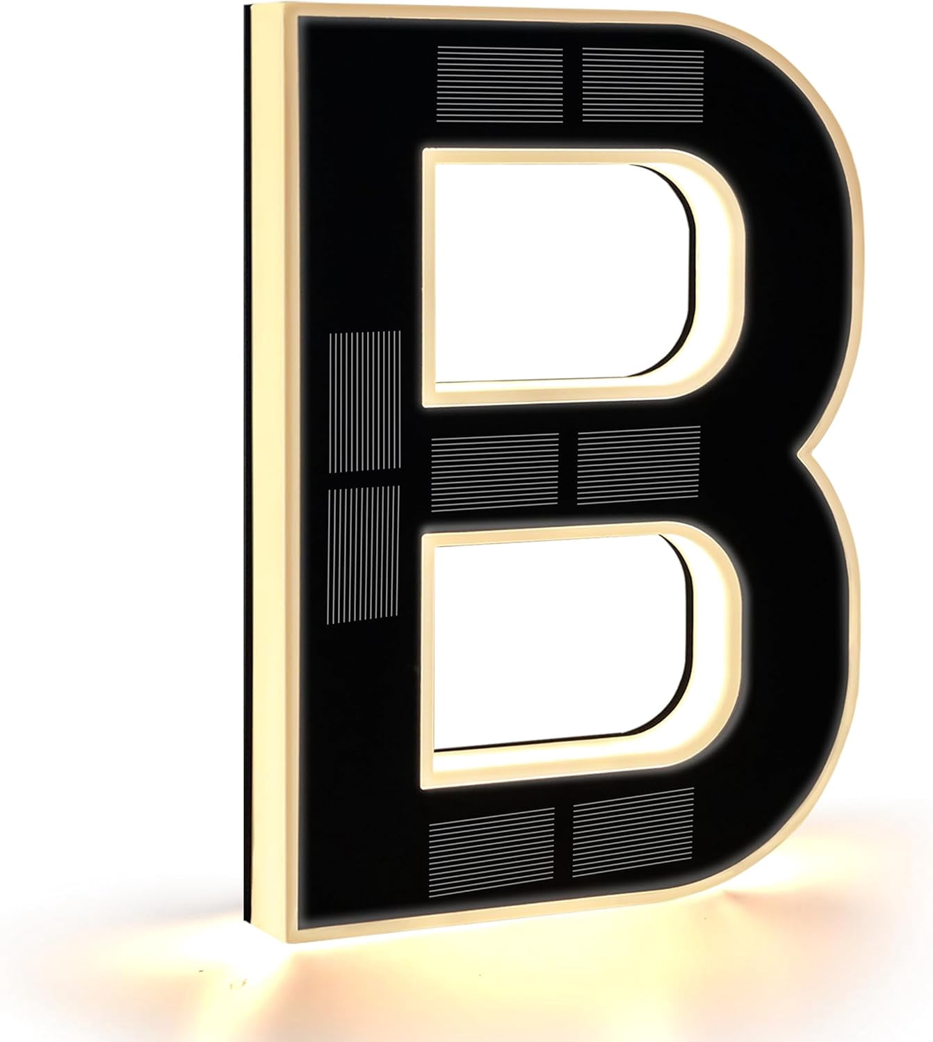 Yippzo 9" Solar Powered House Numbers for Outside Light Up, Large Exterior Illuminated Number Plate for Door, Home, Apartment, Mailbox