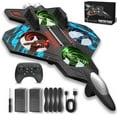 thumbnail image 1 of Yippzo Advanced Rc Jet, Rc Stunt Fighter Jet Toy with 360° Flips & LED Lights, Foam Remote Control Airplane Toy Gifts for Sky Enthusiast, 1 of 8