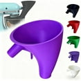 thumbnail image 1 of Yippzo Flour Funnel for Kitchen Aid Mixer, Stand Mixer Attachment, Mess Free Guided Pouring, Easy Clean Durable Accessory for Baking and Cooking Prep, 1 of 6