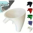 thumbnail image 1 of Yippzo Flour Funnel for Kitchen Aid Mixer, Stand Mixer Attachment, Mess Free Guided Pouring, Easy Clean Durable Accessory for Baking and Cooking Prep, 1 of 6