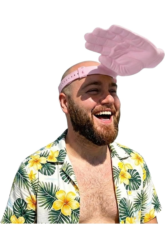 Hands-Free Hand Shade Hat - Instant Sun Protection Visor, Adjustable Fun Palm-Shaped Sun Hat for Eye Strain